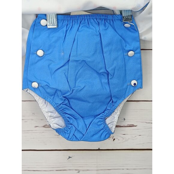 The Oaks Apparel Baby Girl Polka Dot Top & Blue Bloomer Set 9M - Picture 4 of 9